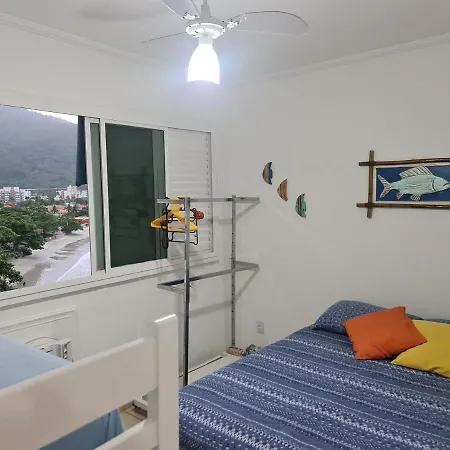 Apartamento Pe Na Areia - Ubatuba Toninhas - 5 Pessoas Exterior photo