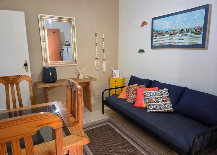 Apartamento Pé na Areia - Ubatuba Toninhas - 5 pessoas