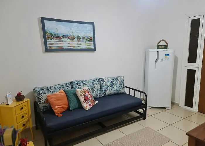 Apartamento Pe Na Areia - Ubatuba Toninhas - 5 Pessoas